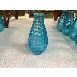 6” Blue Textured Vase 2/8/24