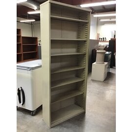12x36x84” Beige metal bookcase 9/18/26