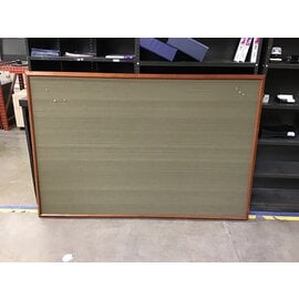 72x48” Wood framed tan pin board 3/5/24