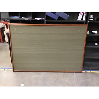 72x48” Wood framed tan pin board 3/5/24