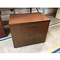 24x36x29” Dark oak color 2 drawer lateral file cabinet 3/6/24
