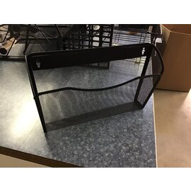 Black metal mesh hanging paper holder 3/8/24