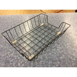 Black metal wire paper tray 3/8/24