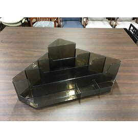 Black plastic desktop organizer 3/8/24