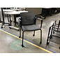 Grey and black mesh back chair on castors 3/12/24