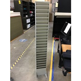 65” Beige metal standing paper sorter 3/15/24