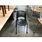 Black plastic chair on castors 2/3/26