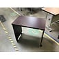 18x30x26” Dark wood laminate work table on castors 3/19/24