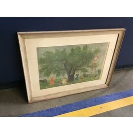 21x16” Women at apple tree framed print 4/16/24