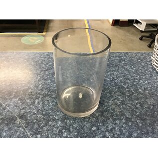 5x8” Round glass vase 9/4/24