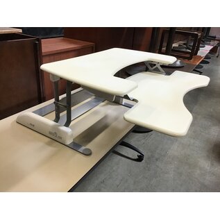 36” White standing Varidesk ProPlus - some fading 8/7/26