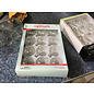 2.6” Clear glass bulb ornament 12 pack 1/27/25