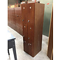 20x10x68” Wood laminate three high locker unit - 2 units connected (20x20x68”, 6 lockers) 1/28/25