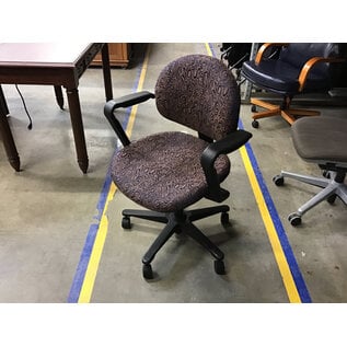 Purple swirl pattern adjustable desk chair 12/10/25