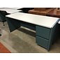 25x70x30” Steelcase teal metal right pedestal credenza 12/16/25