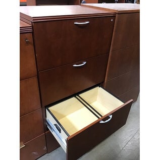 22x30x56 1/2 Cherry color 4 drawer lateral file cabinet (Alternate use as a dresser) 4/28/25