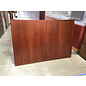 72x48” Cherry color whiteboard cabinet with whiteboard and bulletin board - some scratches on doors 4/29/25
