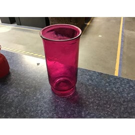 10x5” Pink cylinder glass vase 5/14/25