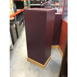 16x20x53” Maroon display pedestal 5/21/25
