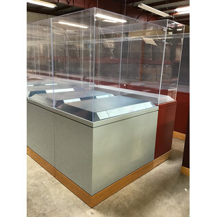 30x48x80” Light blue display case with plexiglass top 10/6/25