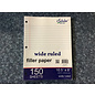 Scholar 10.5x8in 150 Sheet Wide Ruled Note Book/Filler Paper - New 6/10/25