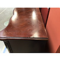 19x66x35 1/2” Dark cherry color buffet cabinet - nicks and scratches throughout/needs new hardware 6/10/25