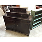 22x54x48” Dark walnut color 6 drawer 2 cabinet buffet cabinet - some scratches 6/10/25