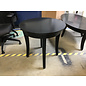 24x23” Round black end table - some scratches 6/13/25