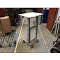 20x26 1/2” White and grey adjustable height keyboard/computer stand on castors 6/13/25