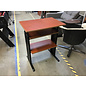 20x35” Wood grain laminate black frame 2 shelf stand 6/13/25