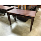 24x48x31” Cherry color wood desk w/center drawer outlets & usb port (untested) - newer hardware - some wear throughout 6/20/25