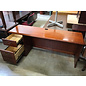 20x72x30” Light cherry color left pedestal credenza - damaged back  6/24/25
