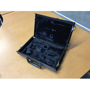 8x13x4” Black plastic hard instrument case 7/8/25
