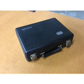 8x12x4” Black plastic hard instrument case 7/8/25