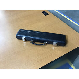 4x17x2” Black plastic hard instrument case 7/8/25