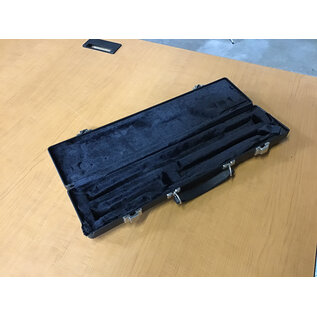 4x17x2” Black plastic hard instrument case 7/8/25