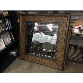 47” Square brass color frame mirror 7/25/25