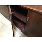 20x60x29” Dark wood 2 door cabinet / entertainment center - latch needs repair 8/12/25
