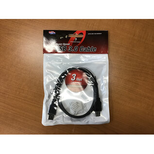 Super-Speed USB 3.0 Cable 3ft A/Male to A/Male - New 9/23/2512