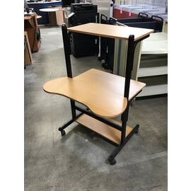 32x35 1/2x49 Computer workstation on castors 10/6/25