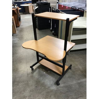 32x35 1/2x49 Computer workstation on castors 10/6/25