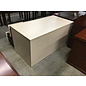 30x60x28” Light wood laminate double pedestal 5 drawer desk 10/7/25