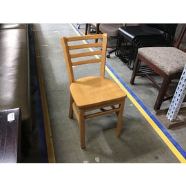 Light color wood student chairs - some wear throughout 10/9/25