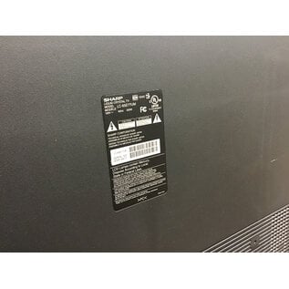 Sharp 65” LC-65E77UM LCD Television with HDMI - scratch on screen 11/24/25