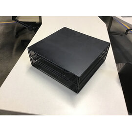 13x13x5” Black metal mesh Keurig stand 2 tier pod organizer 11/25/25