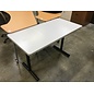 24x48x29” Gray top black metal legs work table 12/1/25