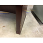 32x72x29” Cherry color wood desk with wide rounded end - some damage 12/3/25