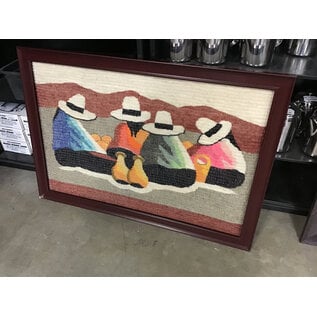 28x40” Tapestry artwork in cherry color frame 12/10/25