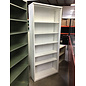 12x36x84” White metal bookcase adjustable shelves 12/10/25
