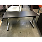 24x60x29” Folding and nesting dark wood laminate seminar table metal legs on castors 12/18/25